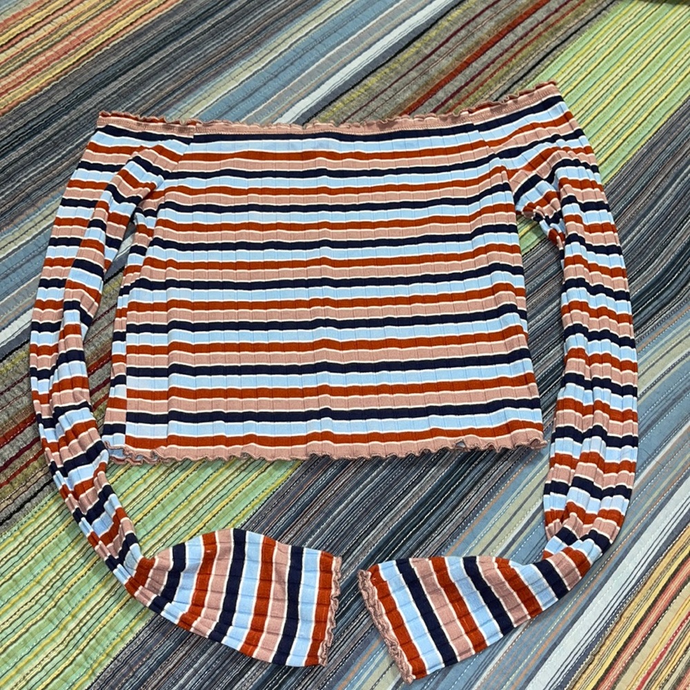 Me to We cute off the shoulder top.